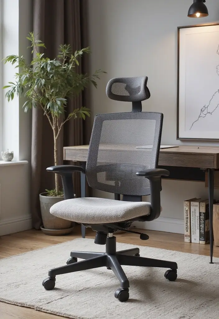 12 Ergonomic Home Office Chairs for Comfort - 3. The Mesh Back Chair