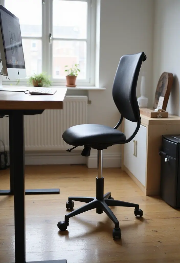 12 Ergonomic Home Office Chairs for Comfort - 7. The Adjustable Stool