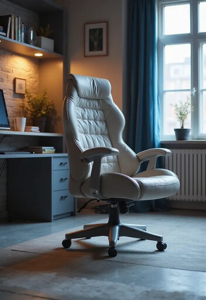 12 Ergonomic Home Office Chairs for Comfort - 8. The Futuristic Design Chair