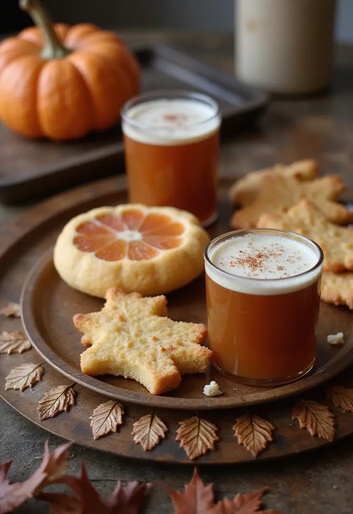 12 Fall Decor Leaves Ideas for a Natural Touch - 11. Leafy Serving Trays