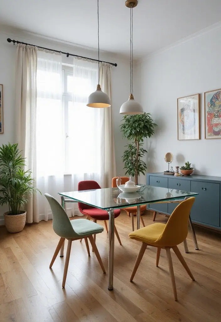 12 Genius Small Apartment Dining Table Solutions for Tiny Spaces - 10. Transparent Dining Tables