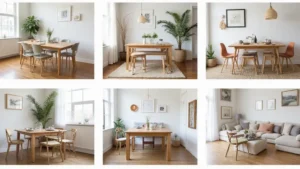 12 Genius Small Apartment Dining Table Solutions for Tiny Spaces