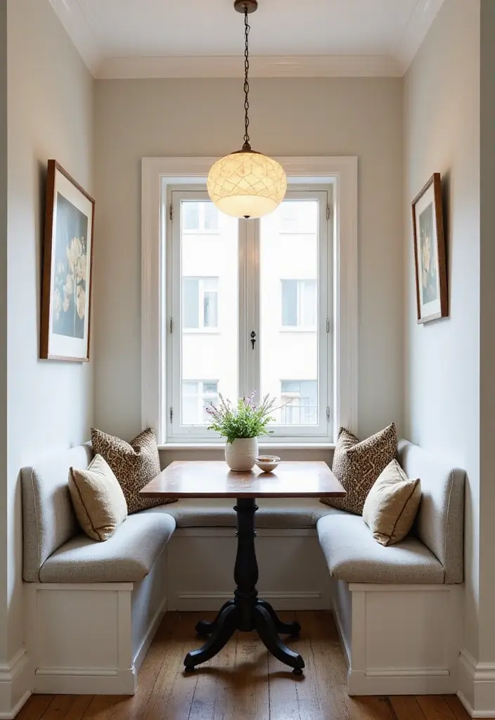 12 Genius Small Apartment Dining Table Solutions for Tiny Spaces - 7. Built-in Dining Nooks