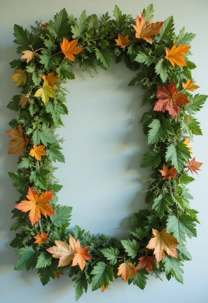 12 Green Wall Art Pieces for a Fresh Look - 12. Seasonal Green Displays