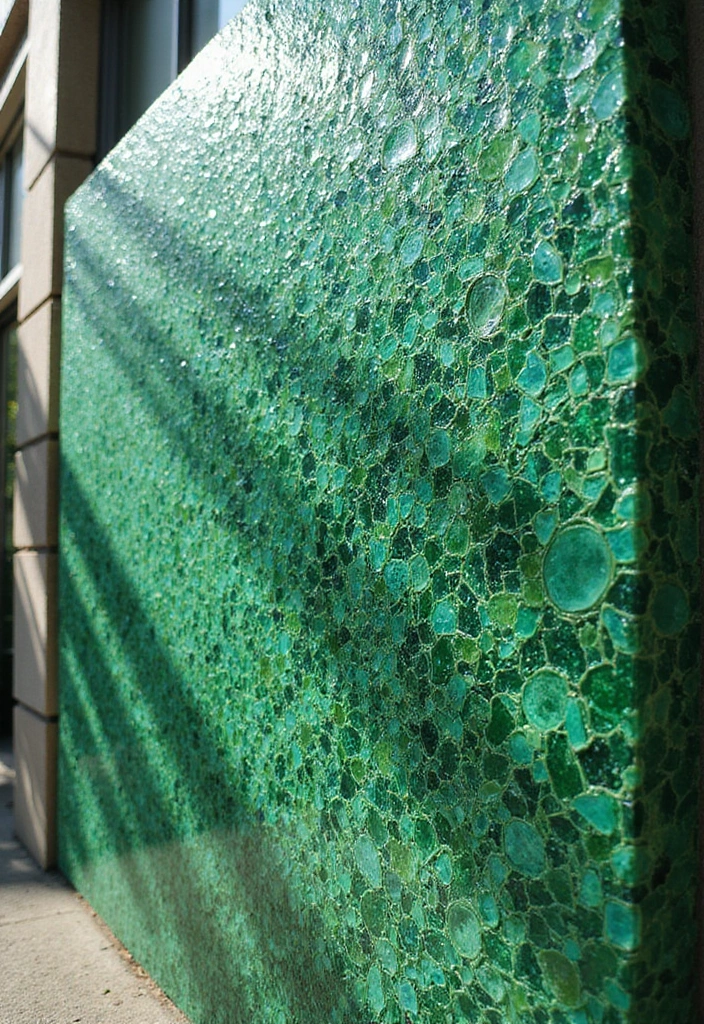 12 Green Wall Art Pieces for a Fresh Look - 9. Green Mosaic Art