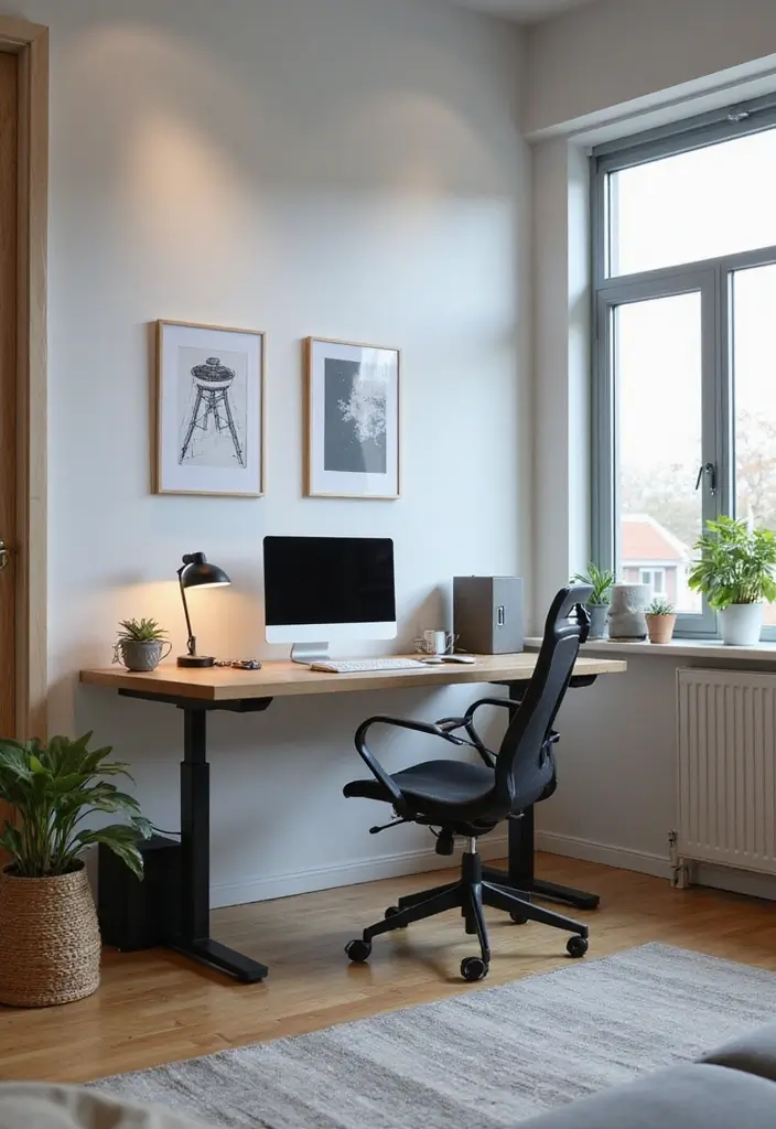 12 Home Office Interior Design Inspirations for a Minimalist Workspace - 7. Tech-Friendly Designs