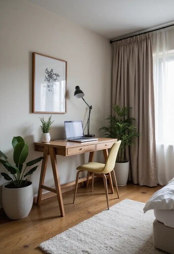 12 Home Office Interior Design Inspirations for a Minimalist Workspace - 9. Multi-Purpose Spaces