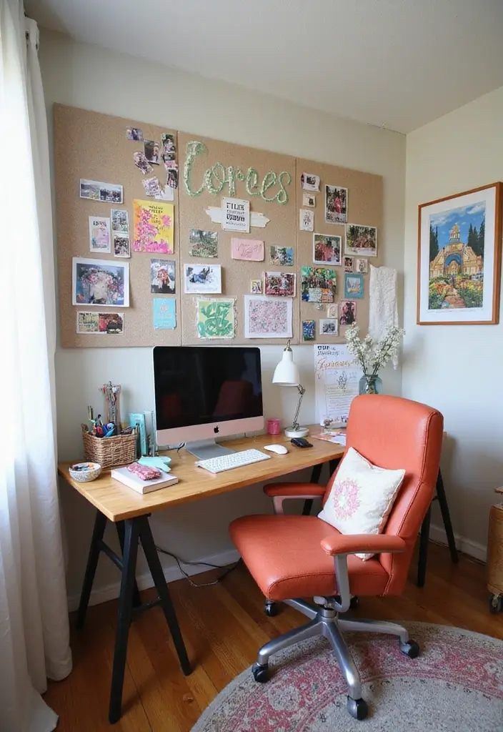 12 Home Office Setup Tips for Productivity - 6. Personalize with Creative Decor