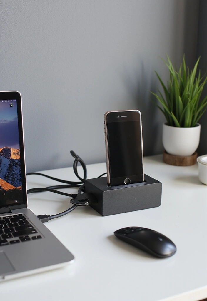 12 Home Office Setup Tips for Productivity - 7. Keep Tech Organized