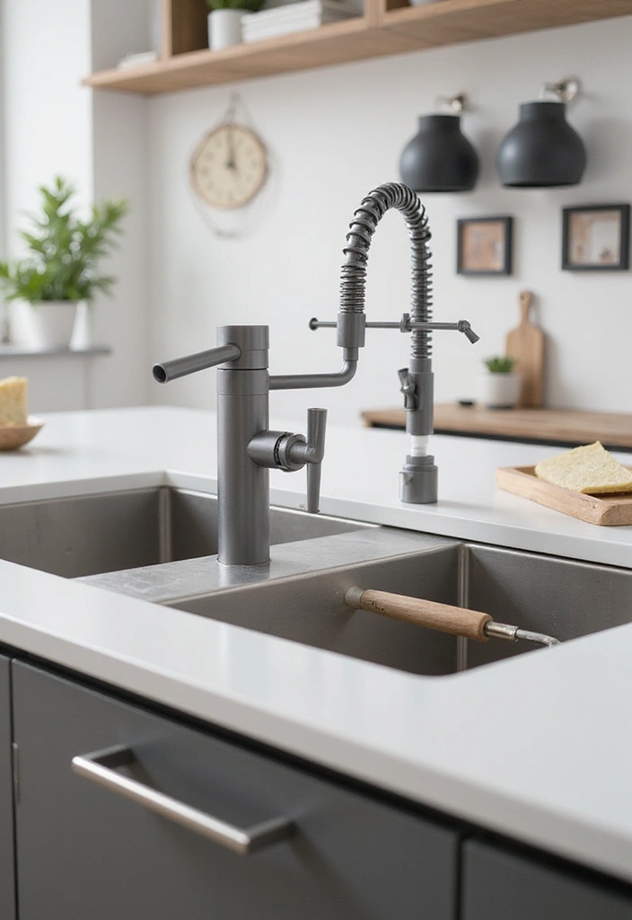 12 Kitchen Faucet Designs That Make a Statement - 12. Customizable Options: The Modular Faucet