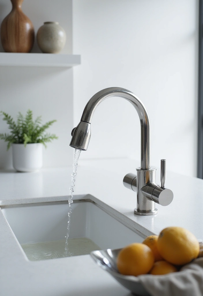 12 Kitchen Faucet Designs That Make a Statement - 6. Touchless Technology: The Smart Faucet