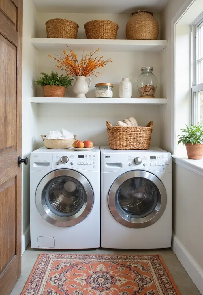 12 Laundry Room Decor Ideas for a Fresh Look - 12. Seasonal Decor Changes