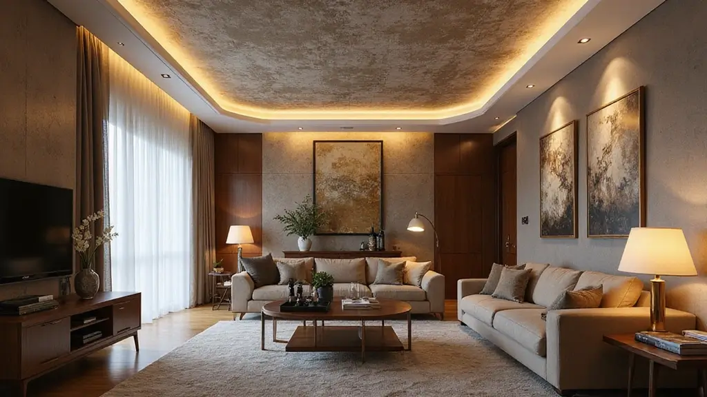 12 Living Room False Ceiling Designs for a Luxe Look