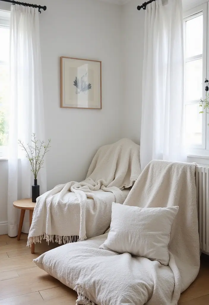12 Minimalist Home Accessories for Simple Living - 12. Thoughtfully Chosen Textiles