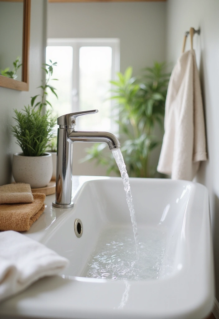 12 Modern Bathroom Faucets for a Fresh Touch - 2. Eco-Friendly Water-Saving Designs