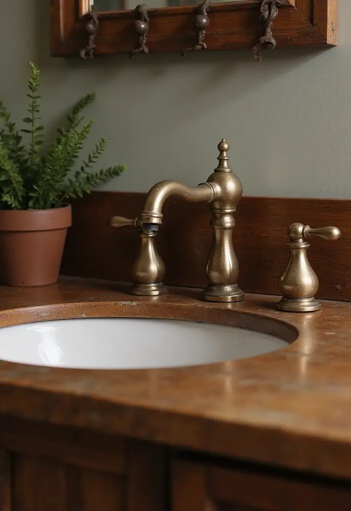 12 Modern Bathroom Faucets for a Fresh Touch - 3. Vintage-Inspired Designs