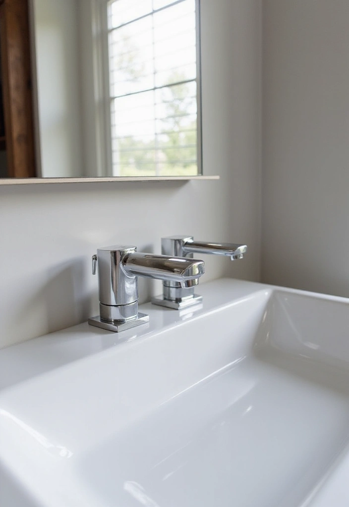 12 Modern Bathroom Faucets for a Fresh Touch - 6. Dual Functionality Faucets