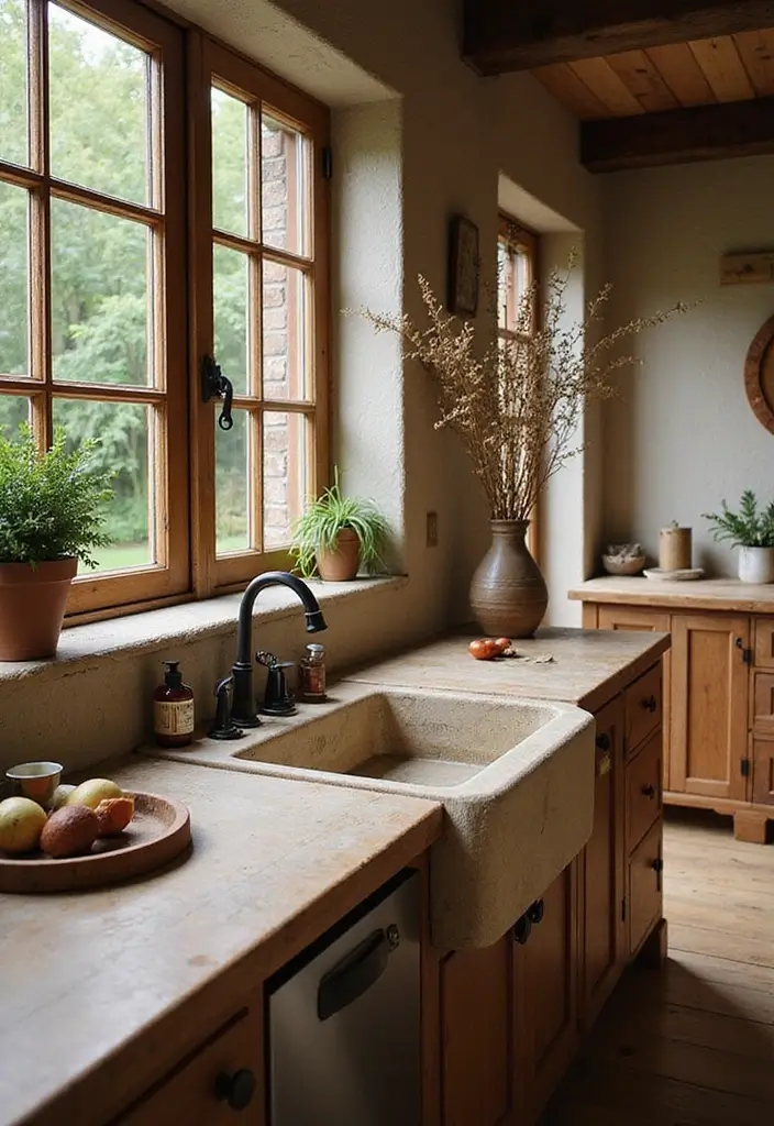 12 Modern Kitchen Sink Designs You’ll Love - 12. Eco-Conscious Stone Sink