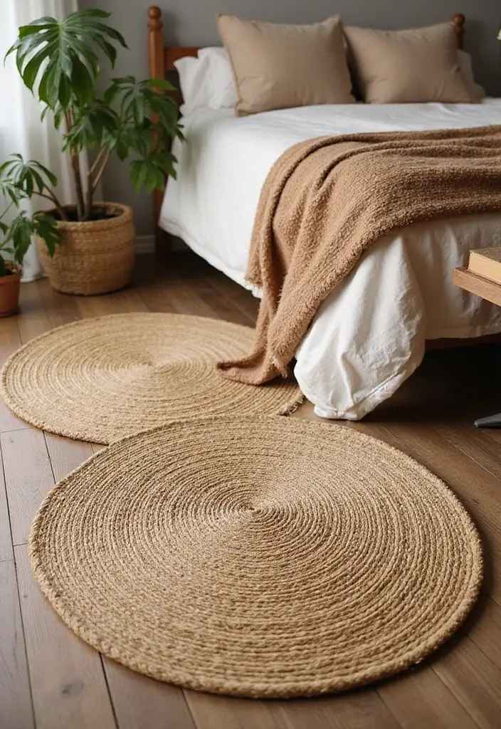 12 Must-Have Bedroom Furniture Pieces for Comfort & Style - 6. Natural Fiber Rugs
