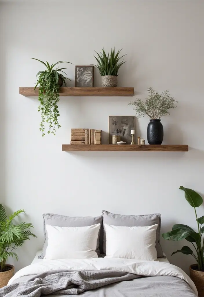 12 Must-Have Bedroom Furniture Pieces for Comfort & Style - 8. Decorative Wall Shelves