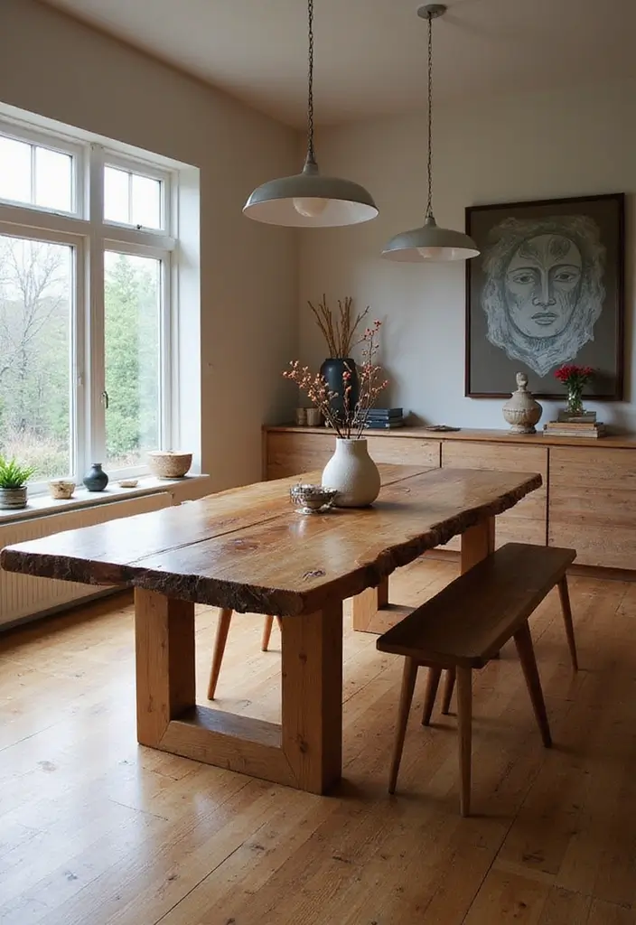 12 Must-See Dining Room Table Designs - 11. Eco-Conscious Live Edge Table