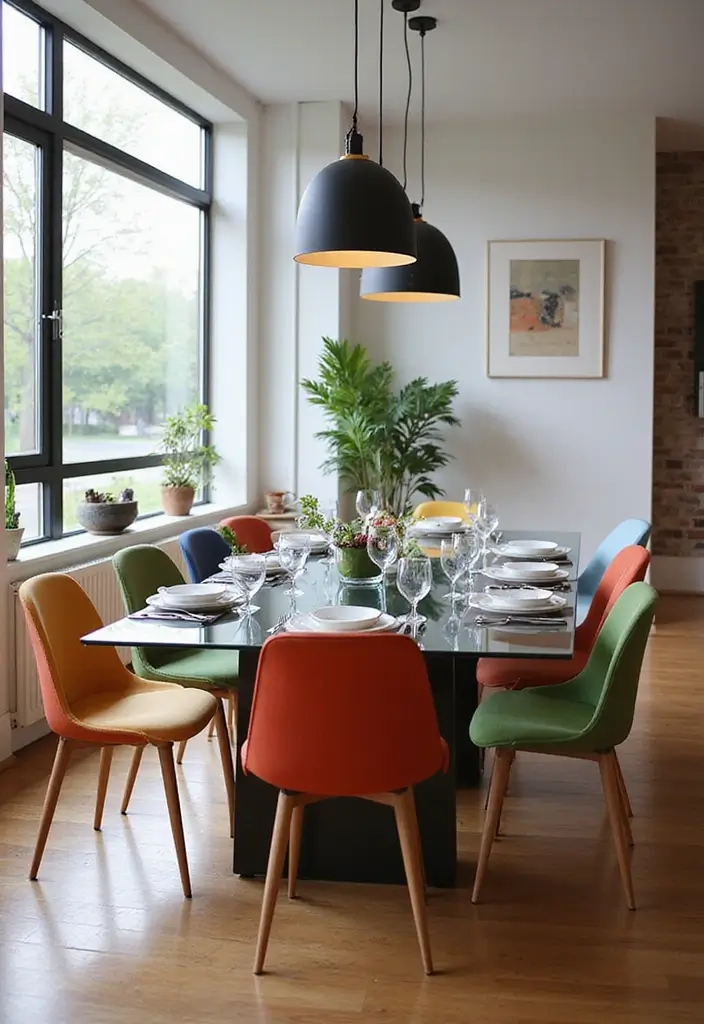 12 Must-See Dining Room Table Designs - 12. Elegant Glass Dining Table