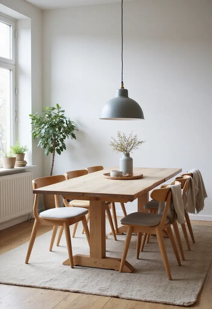12 Must-See Dining Room Table Designs - 5. Scandinavian Simplicity