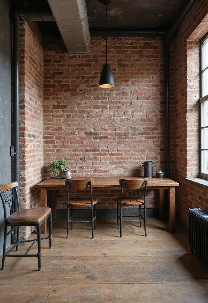 12 Small Apartment Interior Styles for Urban Dwellers - 2. Industrial Chic