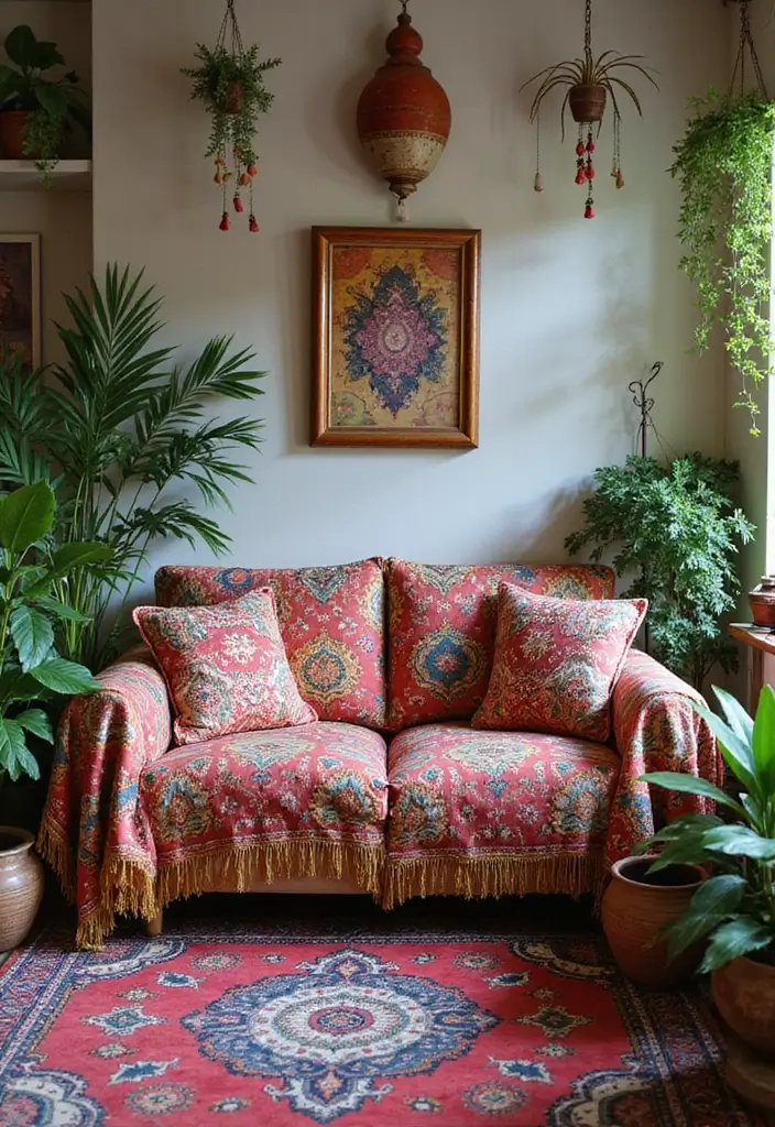 12 Small Apartment Interior Styles for Urban Dwellers - 3. Bohemian Vibes