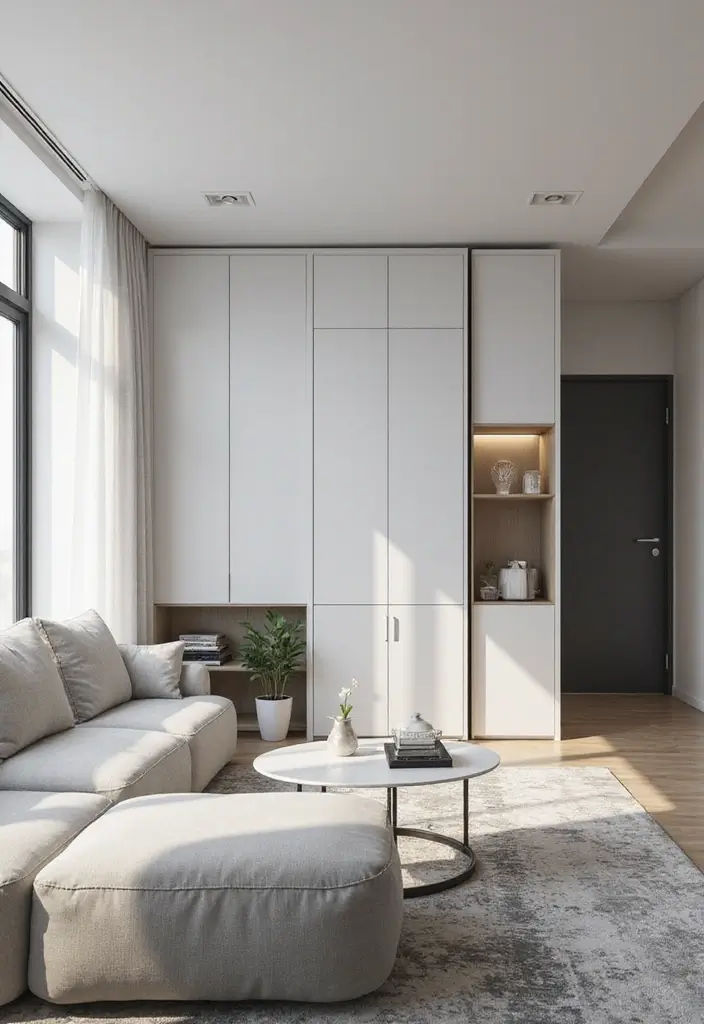 12 Small Apartment Interior Styles for Urban Dwellers - 5. Modern Minimalism