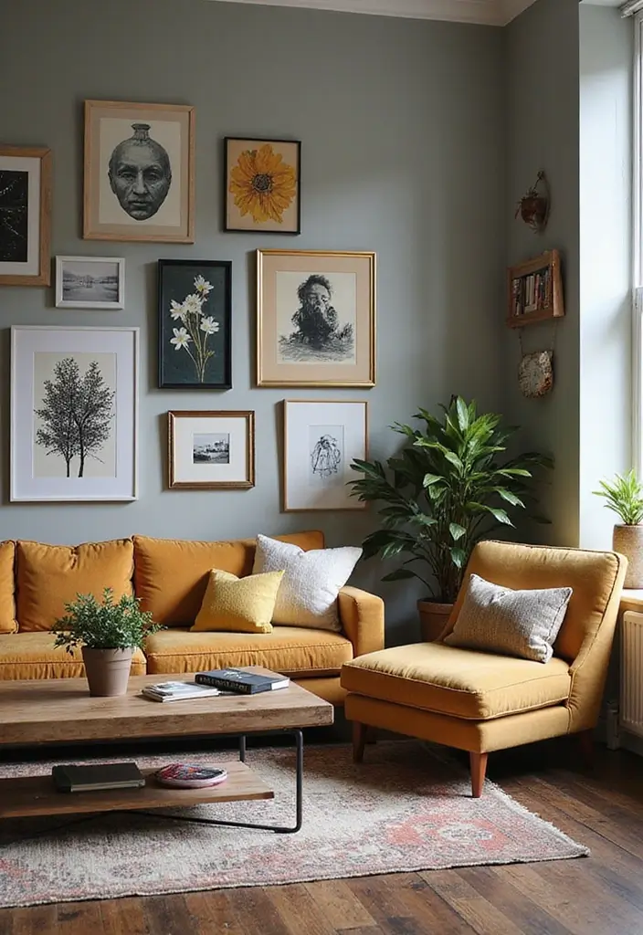 12 Small Apartment Interior Styles for Urban Dwellers - 6. Eclectic Mix