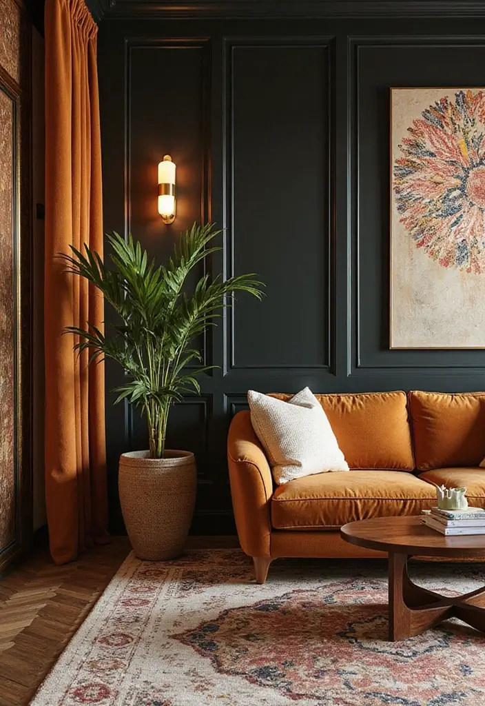 12 Small Apartment Interior Styles for Urban Dwellers - 9. Art Deco Glam