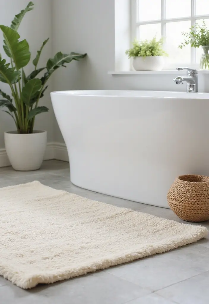12 Soft & Absorbent Bathroom Mat Picks for Eco-Friendly Decor - 1. Luxurious Organic Cotton Bath Mats