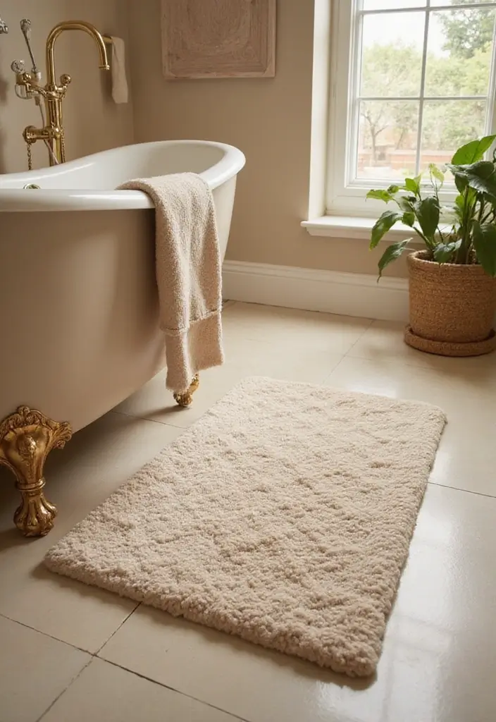 12 Soft & Absorbent Bathroom Mat Picks for Eco-Friendly Decor - 6. Soft Wool Bath Mats