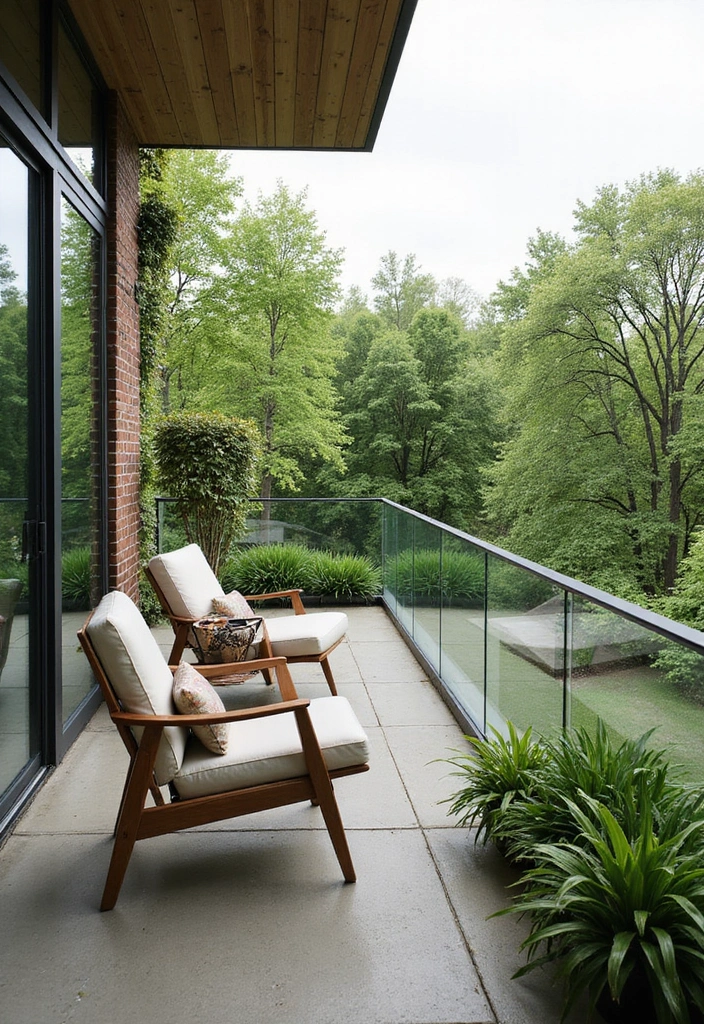 12 Stunning Balcony Glass Railing Designs - 12. Eco-Friendly Options
