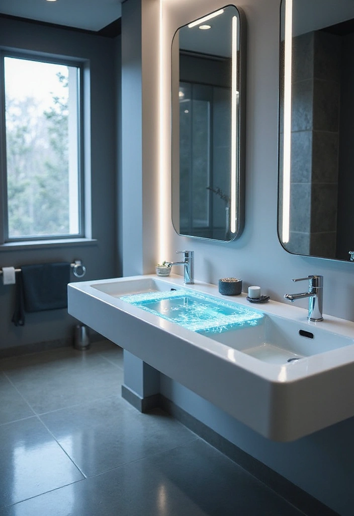 12 Stylish Bathroom Sink Ideas for Every Space - 10. Smart Sinks with Technology Integration