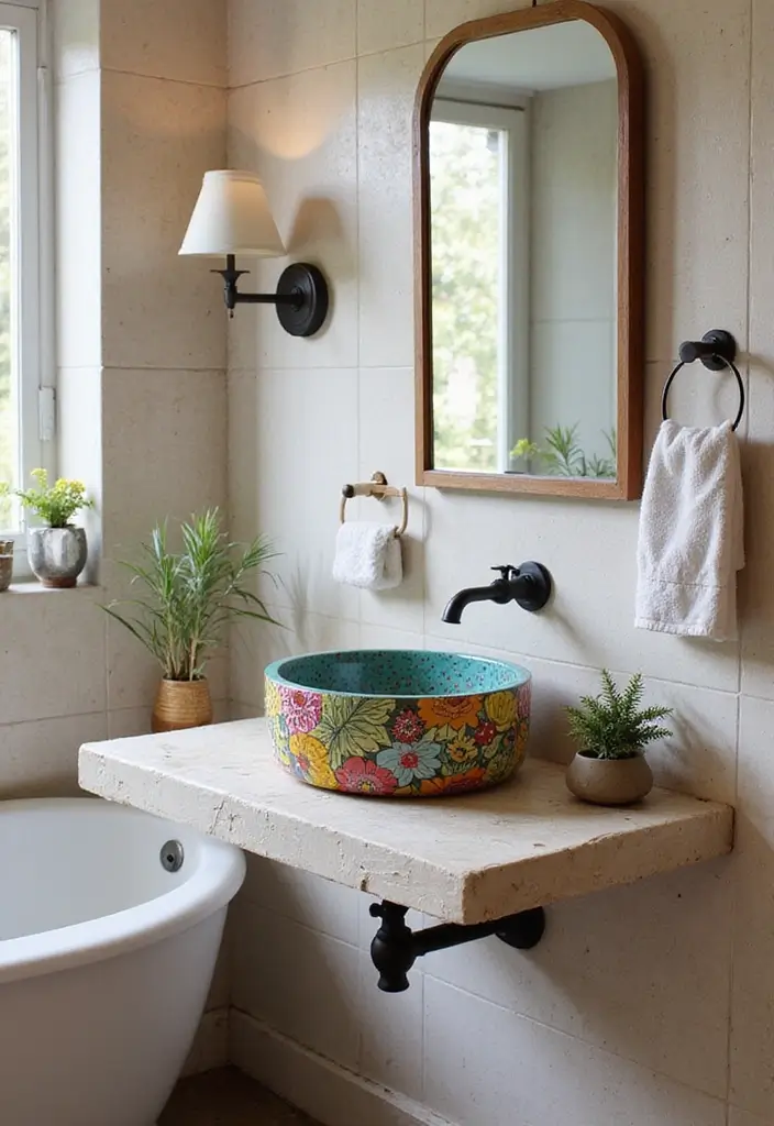 12 Stylish Bathroom Sink Ideas for Every Space - 3. Colorful Ceramic Basins