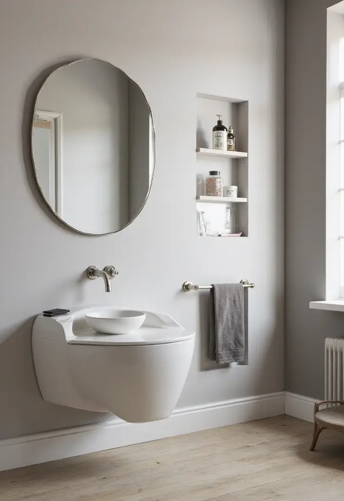 12 Stylish Bathroom Sink Ideas for Every Space - 4. Minimalist Wall-Mounted Sinks