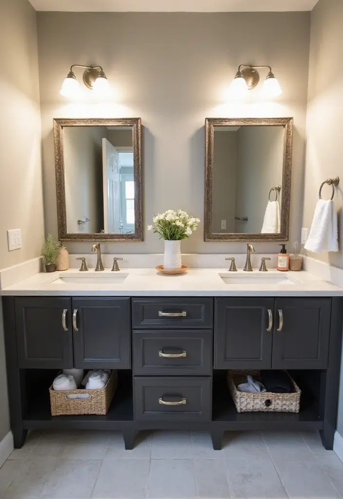 12 Stylish Bathroom Sink Ideas for Every Space - 6. Dual Sinks for Shared Spaces