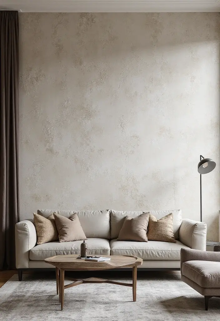 12 Wall Art Texture Ideas for Depth - 10. Artistic Wall Finishes