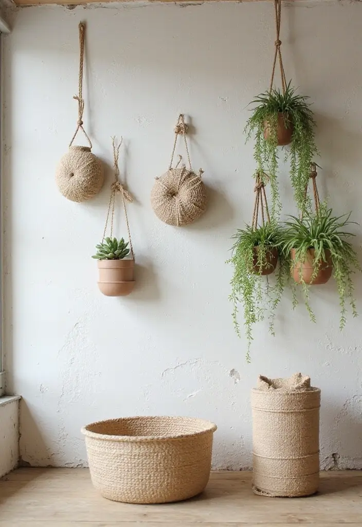 12 Wall Art Texture Ideas for Depth - 8. Nature-Inspired Textures