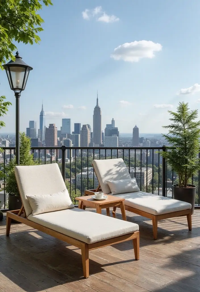 14 Best Balcony Furniture Sets for Small Spaces - 10. Lounge Chairs