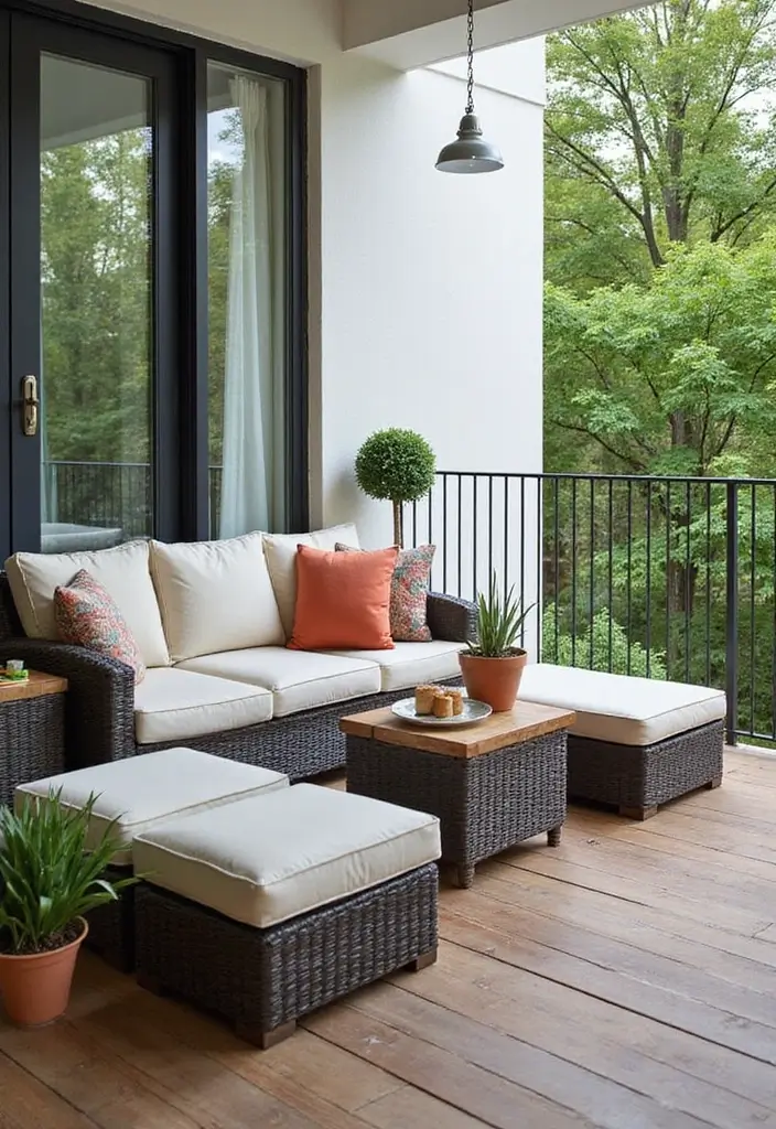 14 Best Balcony Furniture Sets for Small Spaces - 14. Multi-Functional Furniture