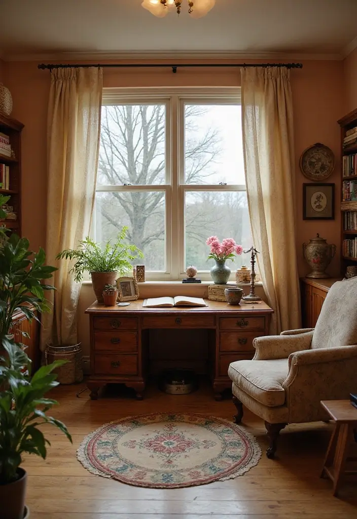 14 Home Office Design Ideas for Every Space - 12. Retro Revival