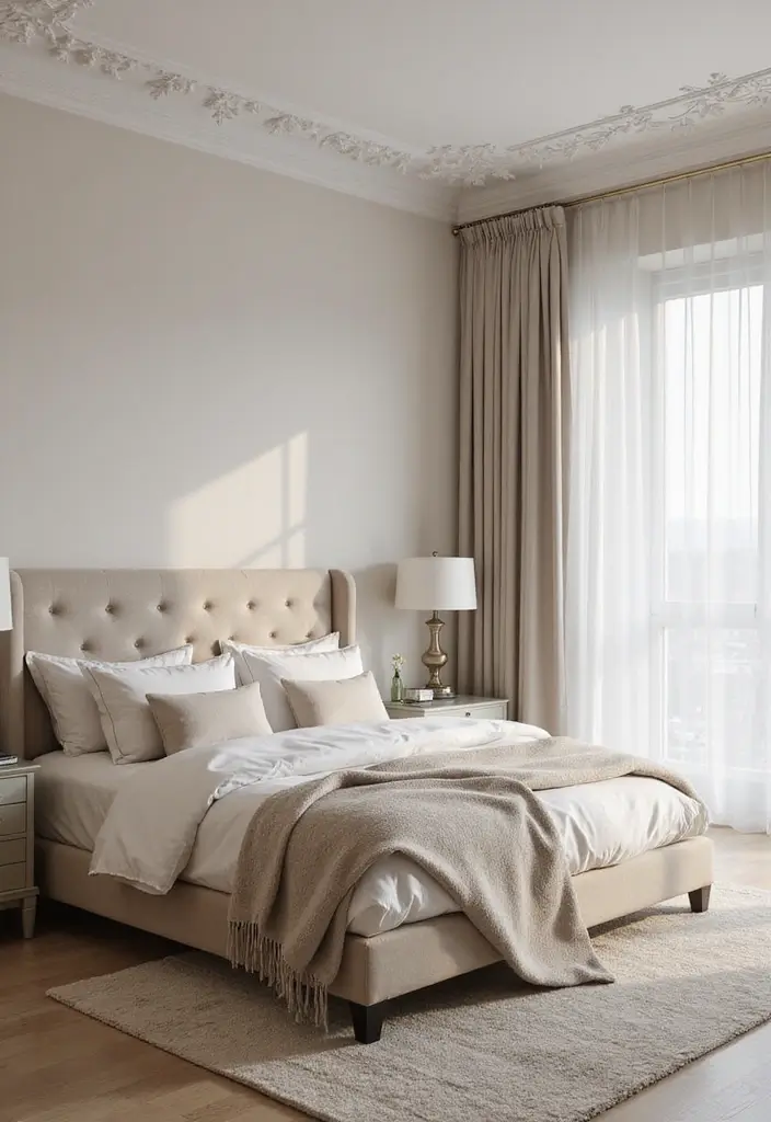 14 Stylish Bedroom Sets Furniture for Every Budget - 10. Elegant Neutral Tones