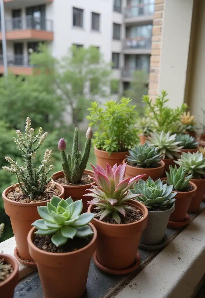 15 Balcony Plants That Thrive in Any Climate - 3. Succulents - The Low-Maintenance Wonders