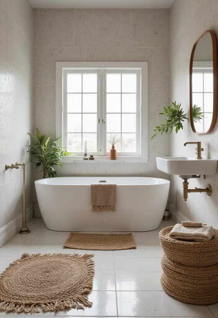 15 Bathroom Design Trends for 2025 - 12. Textured Finishes