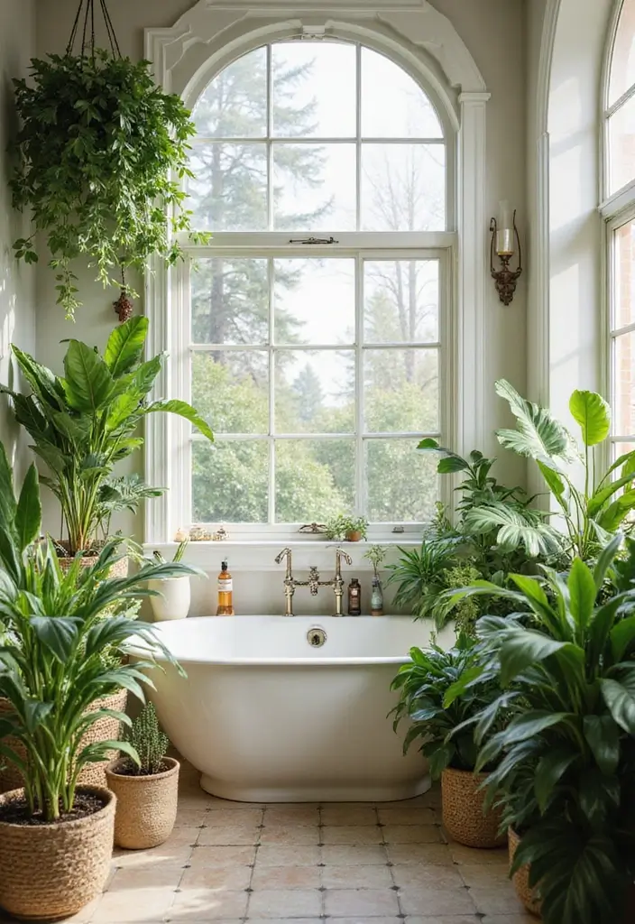 15 Bathroom Design Trends for 2025 - 13. Indoor Plants