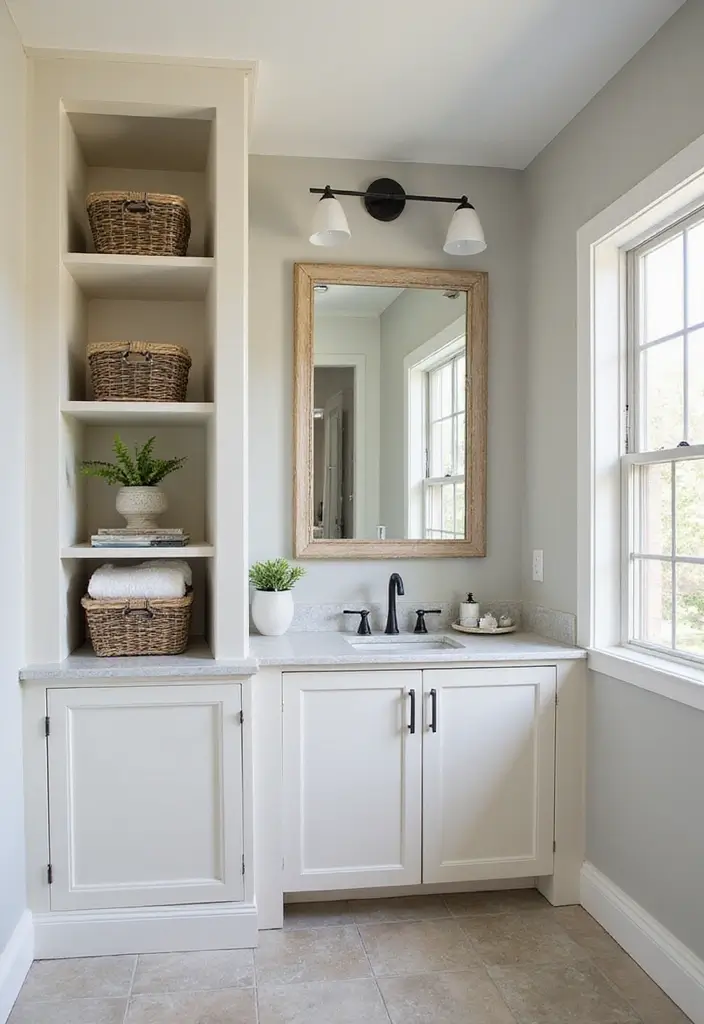 15 Bathroom Design Trends for 2025 - 14. Custom Storage Solutions