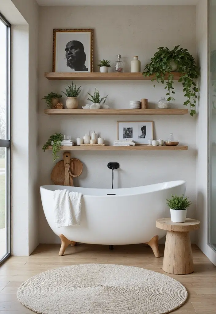 15 Bathroom Design Trends for 2025 - 7. Open Shelving